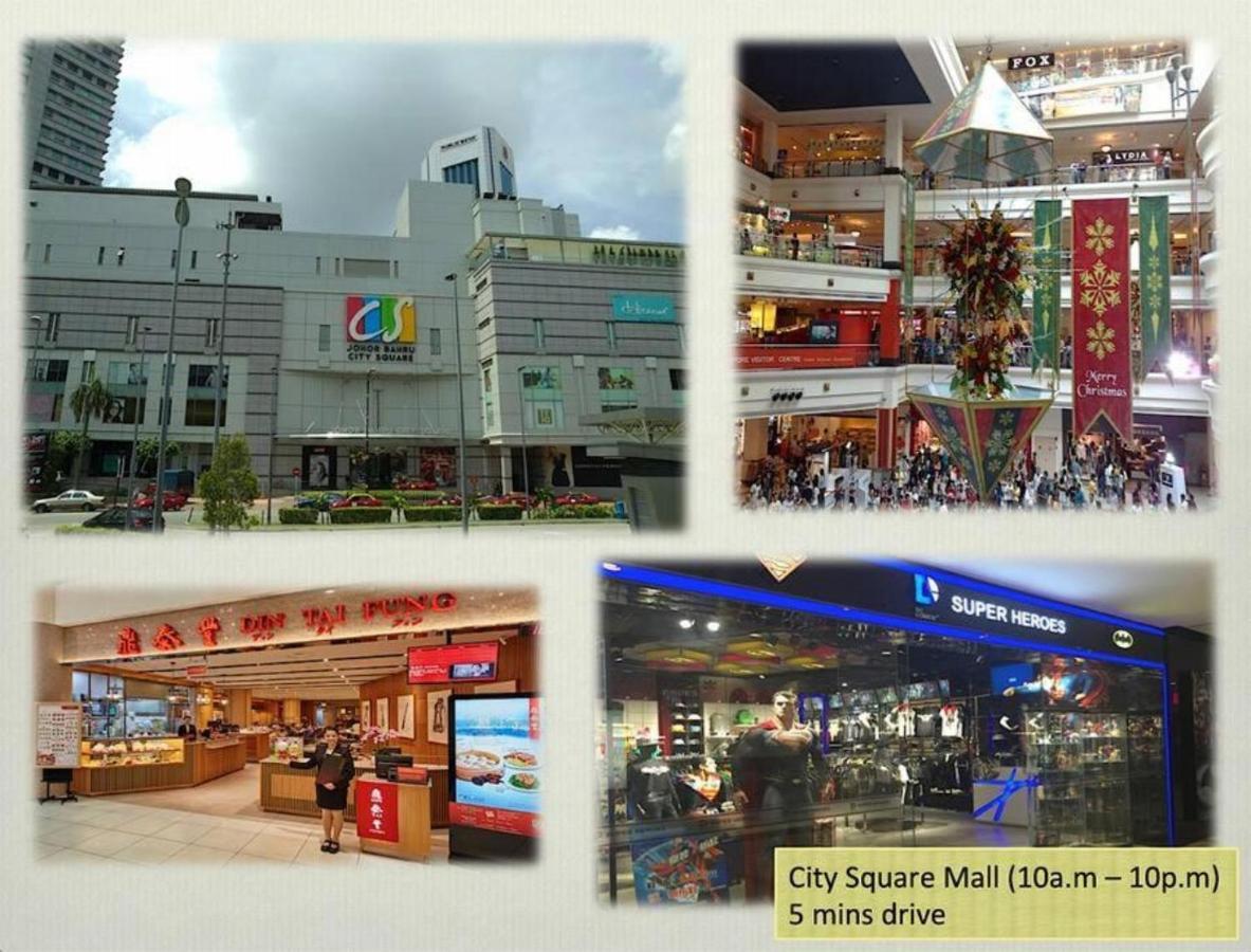 Seaview Condo Near Rf Mall, Food Court & Free Netflix Johor Bahru Ngoại thất bức ảnh